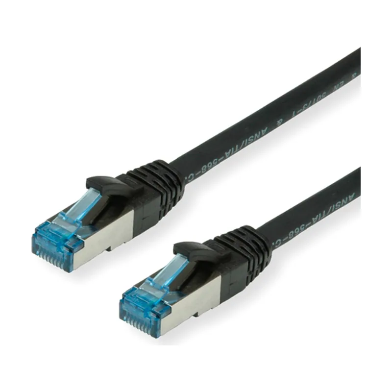 Value 5m S/FTP Cat.6a cable de red Negro Cat6a S/FTP S-STP