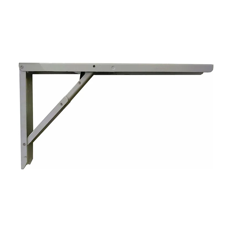 Escuadra De Acero Plegable Abat-Table Plata 30X52Cm.