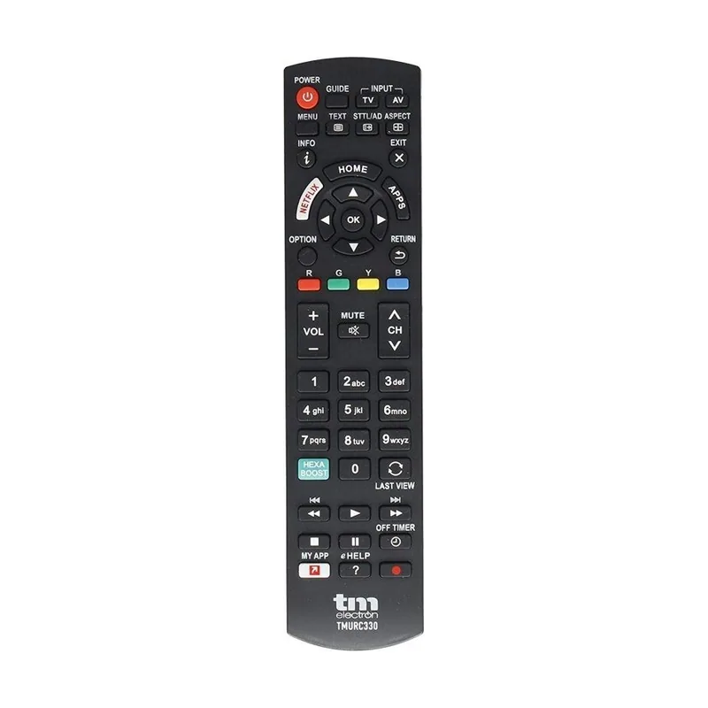 TM Electron TMURC330 Mando a Distancia Universal Compatible con televisores Panasonic