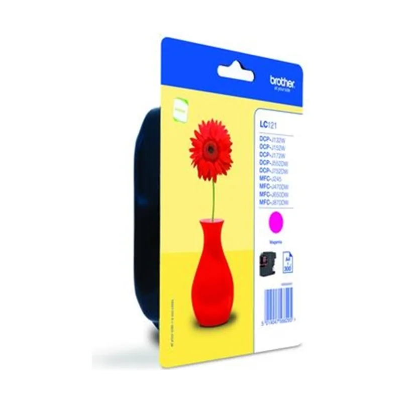 Brother LC-121M cartucho de tinta 1 pieza s Magenta