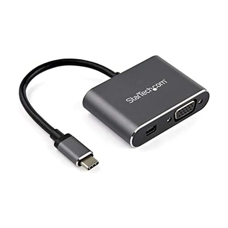 Startech Startech.com adaptador usb-c a mini displayport y vga