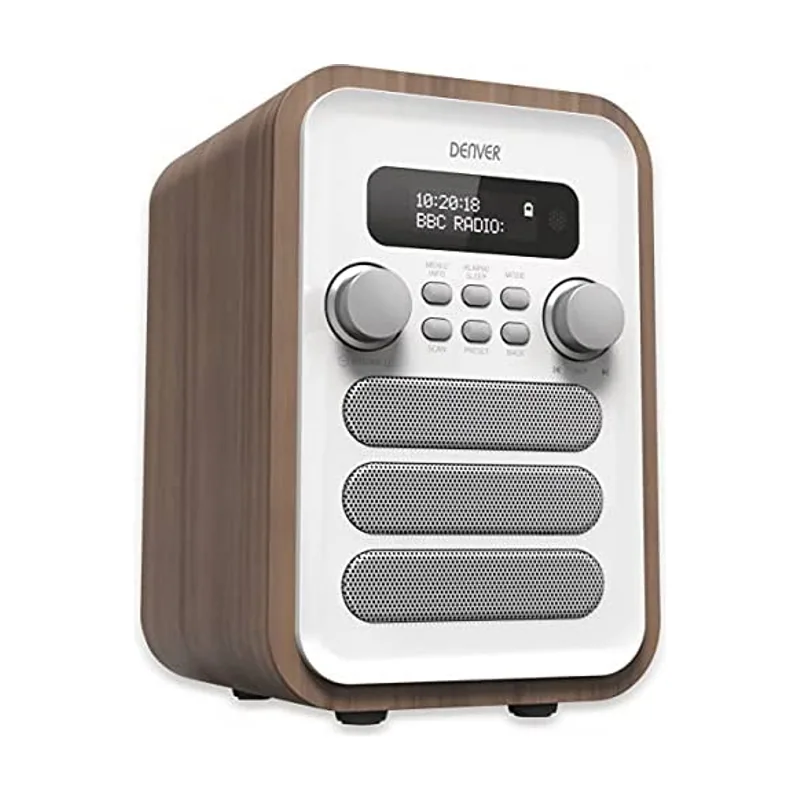 Denver Radio Digital Dab+ y FM. DAB-48WHITE. Radio Despertador. Conexión