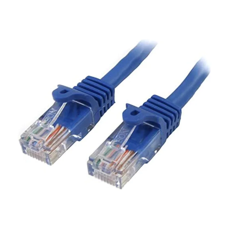 Startech StarTech.com Cable de 3m Azul de Red Fast Ethernet Cat5e RJ45 sin Enganche