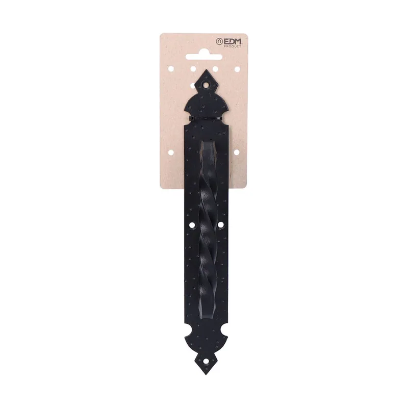 EDM Tirador Puerta 275MM Forja Negro EN Cartón Colgante