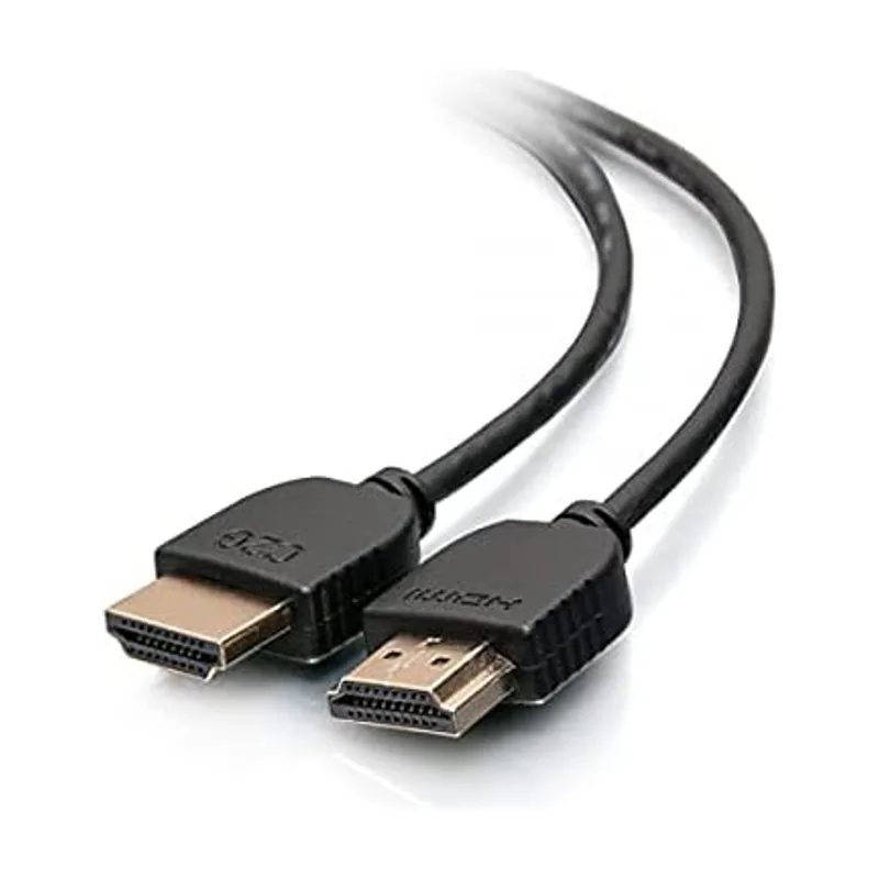 C2g Cable HDMI flexible de alta velocidad de 0,6 m con conectores de bajo perfil