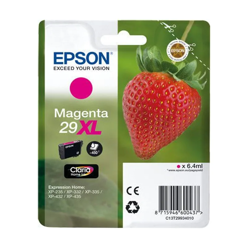 Epson Strawberry 29XL M cartucho de tinta 1 pieza s Alto rendimiento XL Magenta