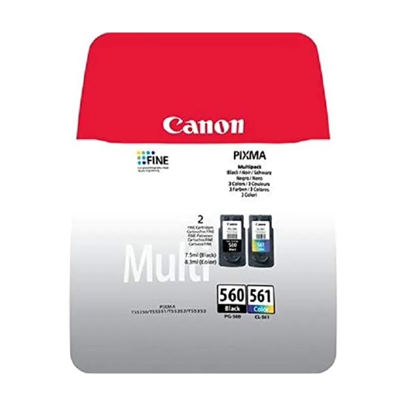 Canon PG-560/Cl-561 cartucho de tinta 2 pieza s Rendimiento estándar