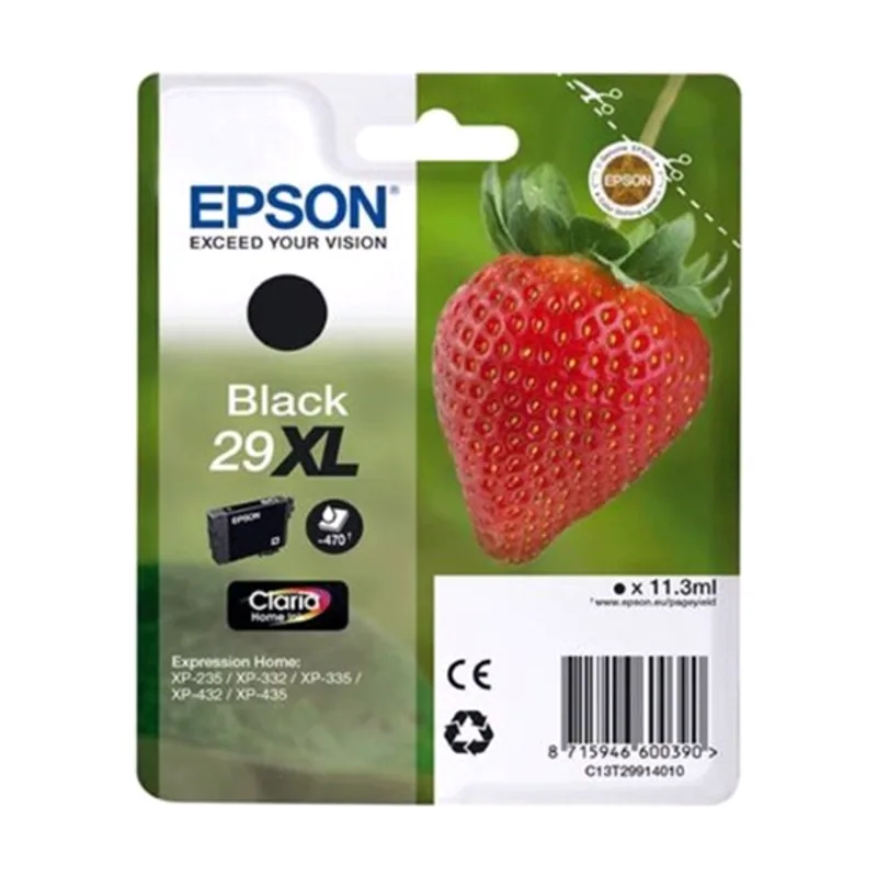 Epson Strawberry 29XL K cartucho de tinta 1 pieza s Alto rendimiento XL