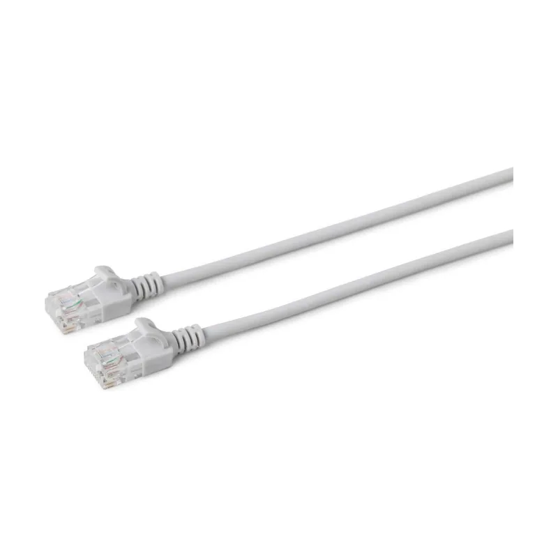 V-UTP6A01-SLIM cable de red Gris 1 m Cat6a U/UTP UTP