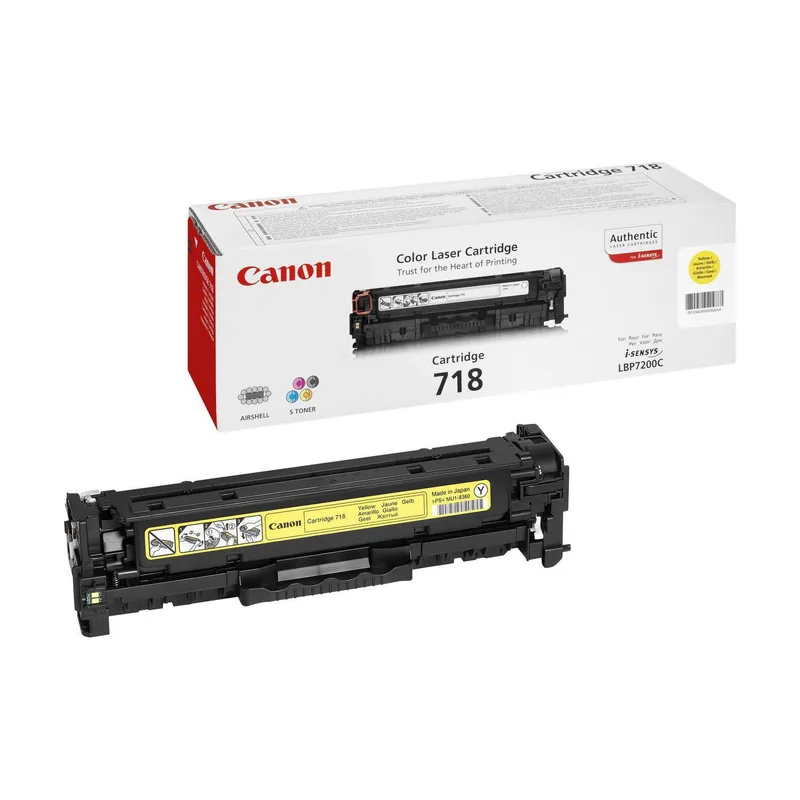 Canon CRG-718 Y cartucho de tóner 1 pieza s