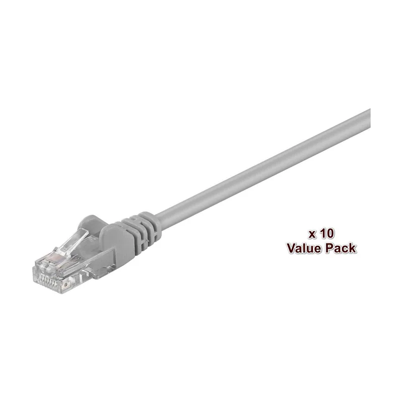 V-UTP502VP cable de red Gris 2 m Cat5e U/UTP UTP