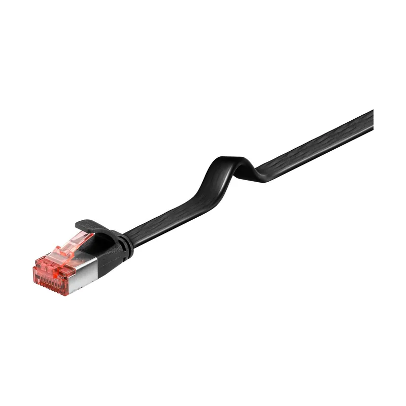 Microconnect V-UTP603S-FLAT cable de red Negro 3 m Cat6 U/UTP UTP