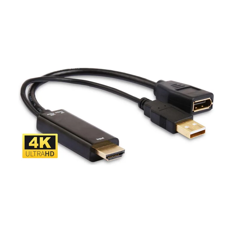 Microconnect HDMDPP1 adaptador de cable de vídeo 0,15 m HDMI tipo A Estándar DisplayPort