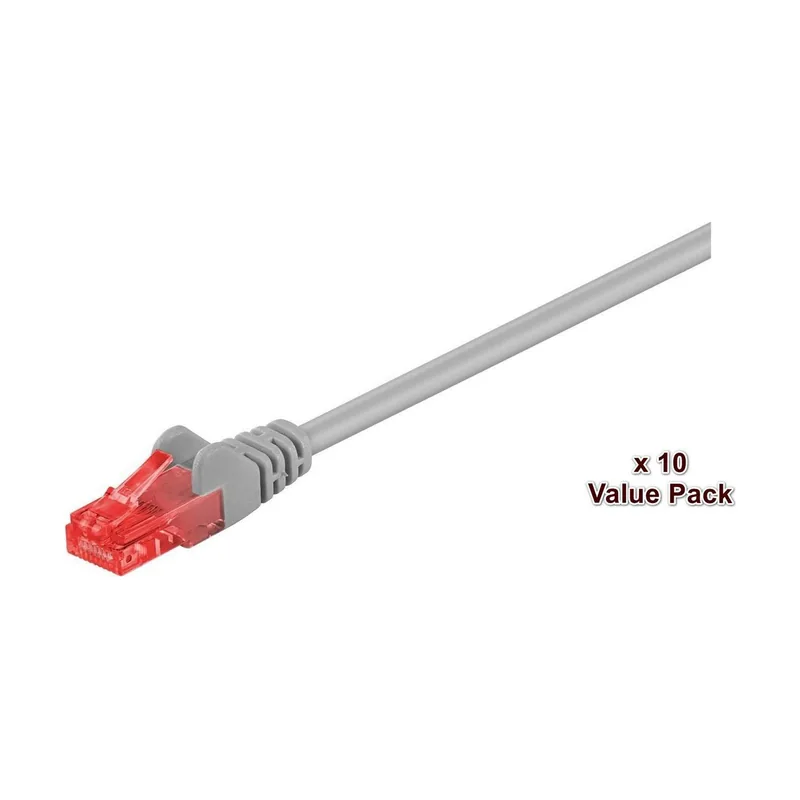 Microconnect V-UTP603VP cable de red Gris 3 m Cat6 U/UTP UTP