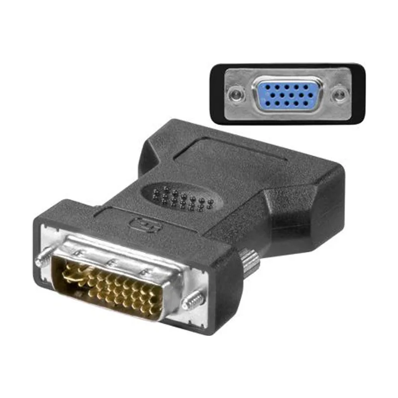 MONAJ cambiador de género para cable DVI-I 24+5Pin HD15