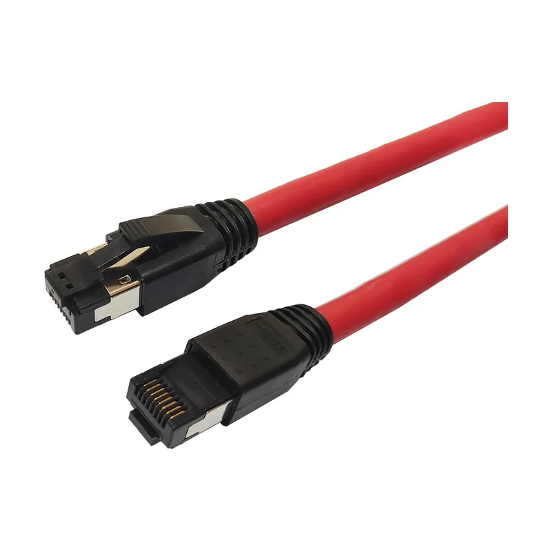 Microconnect MC-SFTP8075R cable de red Rojo 7,5 m Cat8.1 S/FTP S-STP