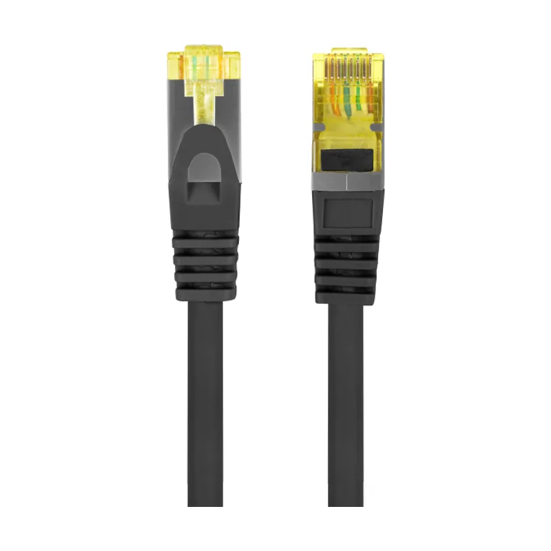 Lanberg PCF6A-10CU-0200-BK cable de red Negro 2 m Cat6a S/FTP S-STP