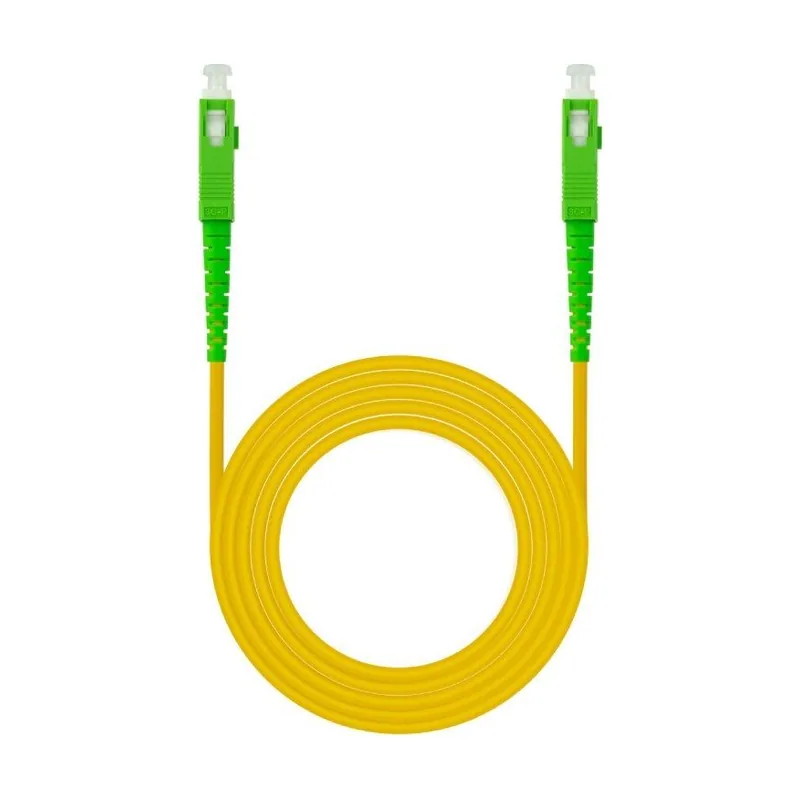 Nanocable Cable de Fibra Óptica SC/APC a SC/APC Monomodo Simplex LSZH