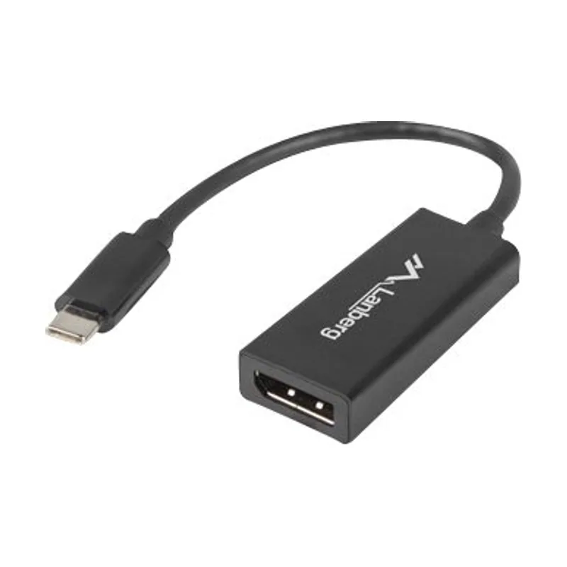 Lanberg AD-UC-DP-01 adaptador de cable de vídeo 0,15 m USB Tipo C DisplayPort