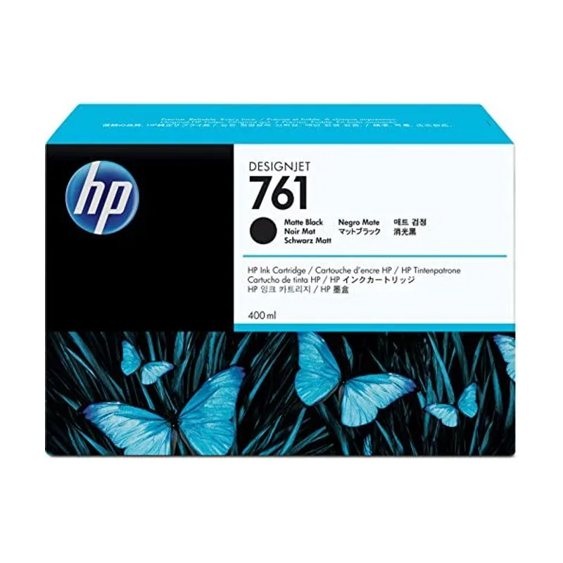 HP Cartucho de tinta DesignJet 761 negro mate de 400 ml
