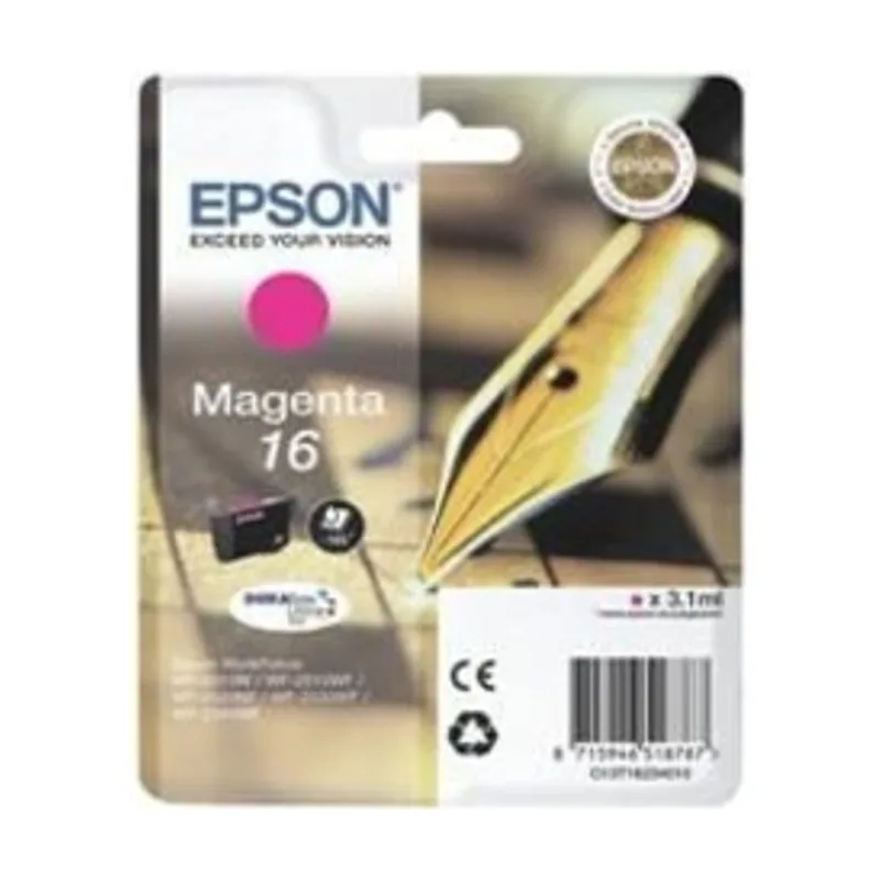 Epson Cartucho Tinta T162340 Magenta WF-2010/2510/2520/2530/2540 Pluma