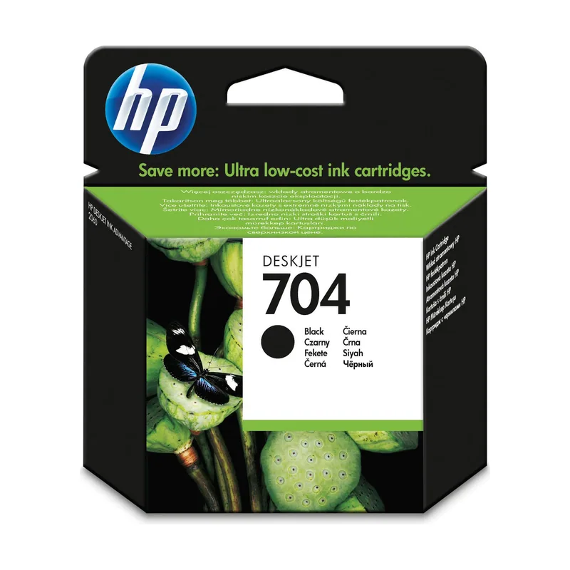 HP 704 Black Ink Cartridge 704 Ink Cartridges
