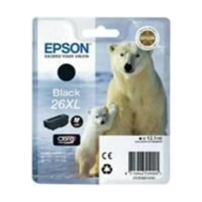 Epson T2621/26XL Negro Cartucho DE Tinta C13T26214010