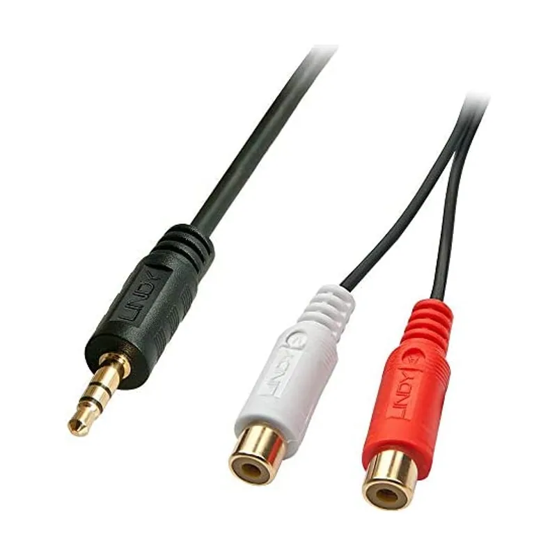Lindy 35678 cable de audio 0,25 m 2 x RCA
