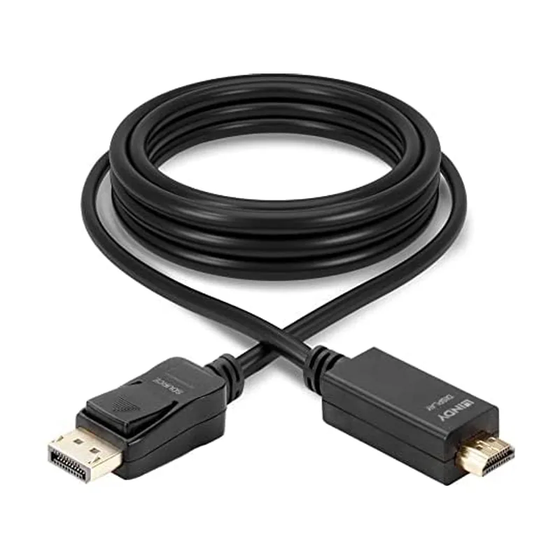 Lindy 36923 adaptador de cable de vídeo 3 m DisplayPort HDMI tipo A Estándar