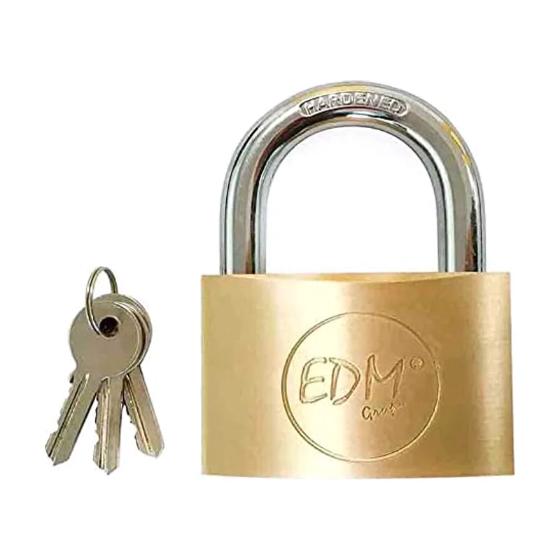 EDM Candado Laton Arco Normal 70X36,5MM Blister