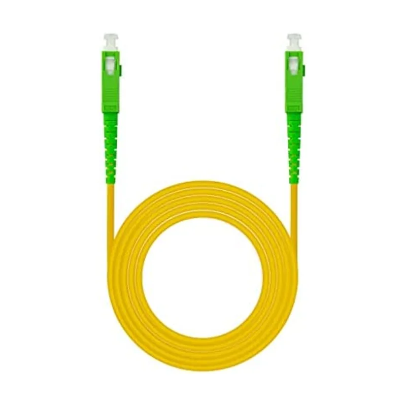 Nanocable Cable de Fibra Óptica SC/APC a SC/APC Monomodo Simplex LSZH