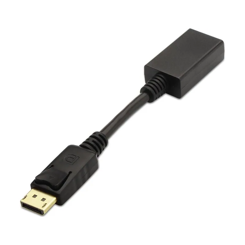 Nanocable Conversor DisplayPort A HDMI Negro 15cm
