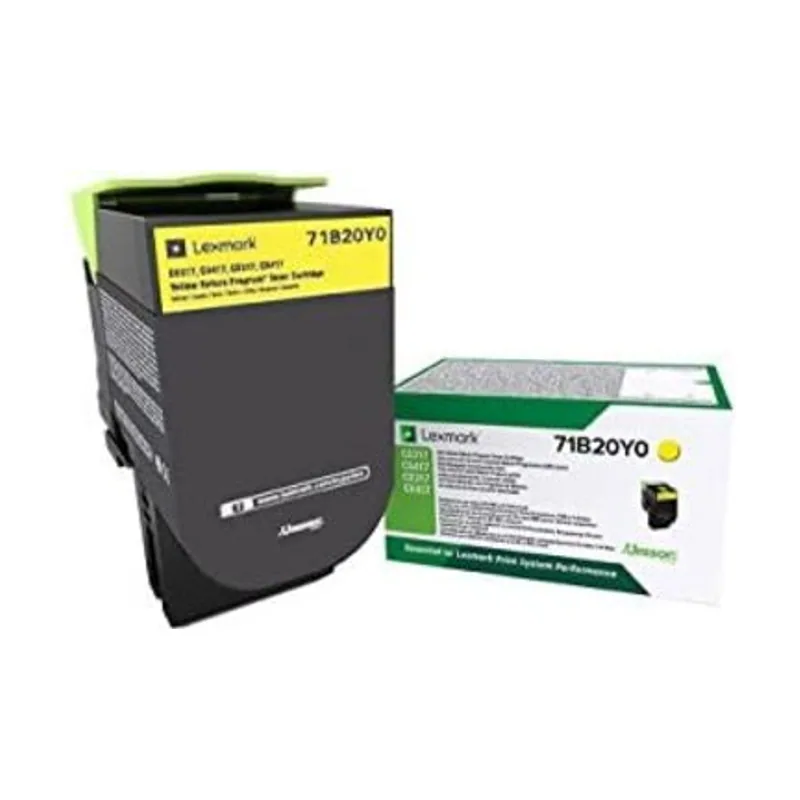 Lexmark 71B20Y0 cartucho de tóner 1 pieza s
