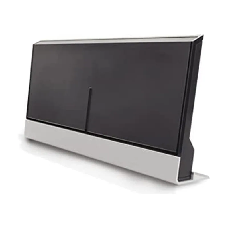 One For All - Antena de TV Interior Amplificada - Recibe TDT en un Rango de 25km - Antena Full HD TV Digital - Incluye Cable Coaxial de Alto Rendimiento - VHF/UHF - Filtro 3G/4G/5G - Negra - SV9385