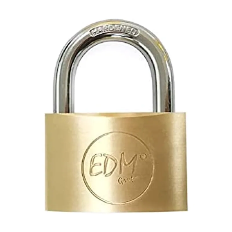 EDM Candado Laton Arco Normal 60X36MM Blister
