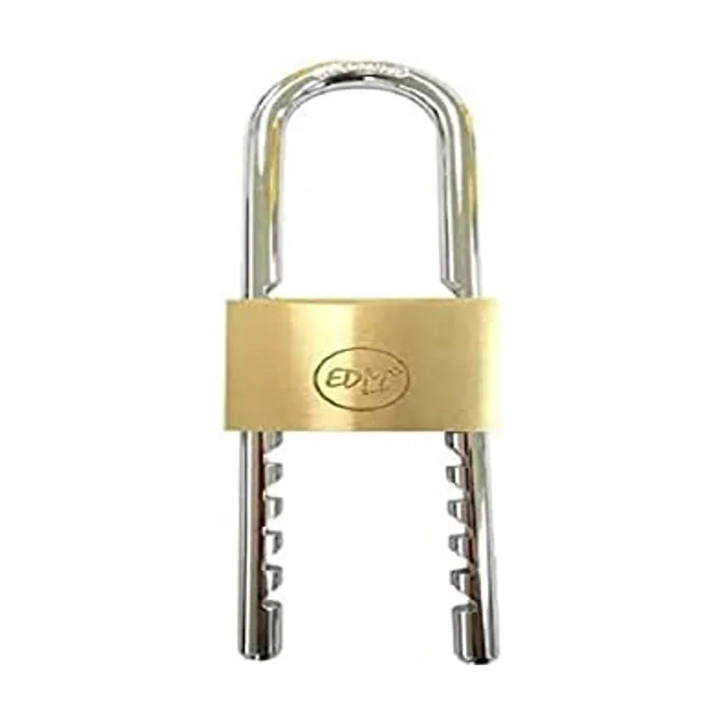 EDM Candado Laton Arco Regulable 60MM Apertura 60-160MM Blister