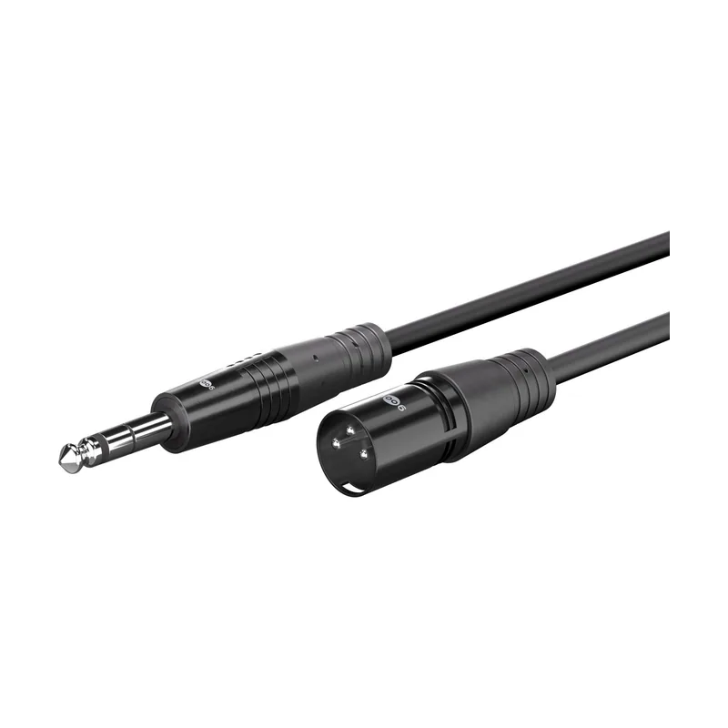 GooBay Cable XLR conector XLR 3 pines a conector jack de 6,35 mm