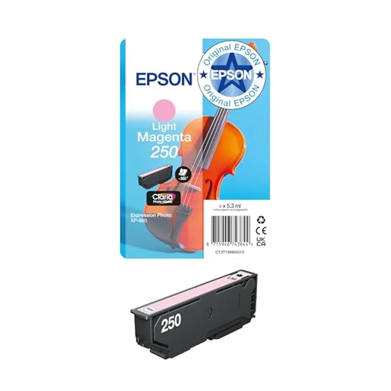 Epson Cartucho de Tinta Violin 250 en Pack Individual