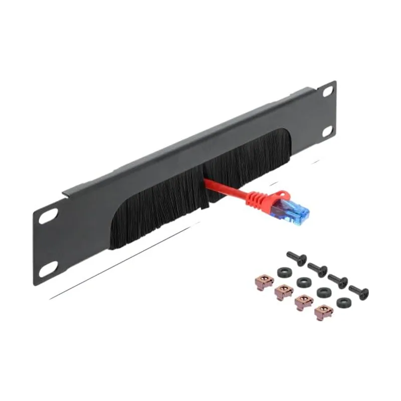 Delock 10 Gestión de cables Panel