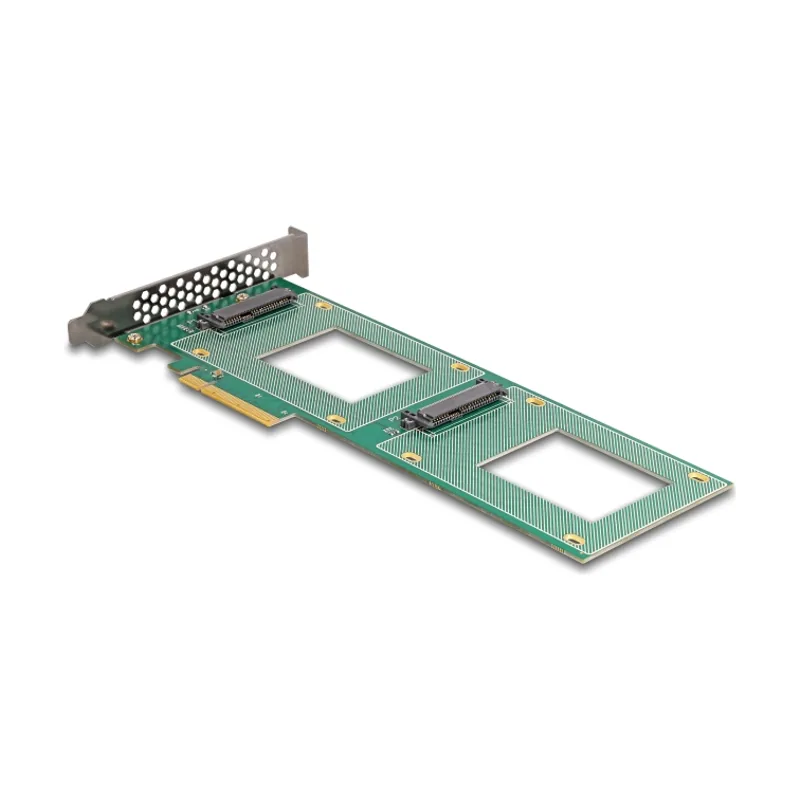 Delock Tarjeta PCI Express 4.0 x8 a 2 x interno U.2