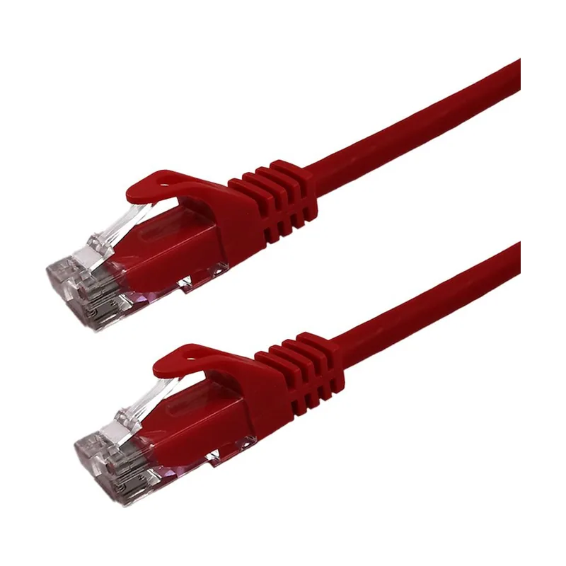 GT6AUUTPL00025RDN cable de red Rojo 0,25 m Cat6a U/UTP UTP