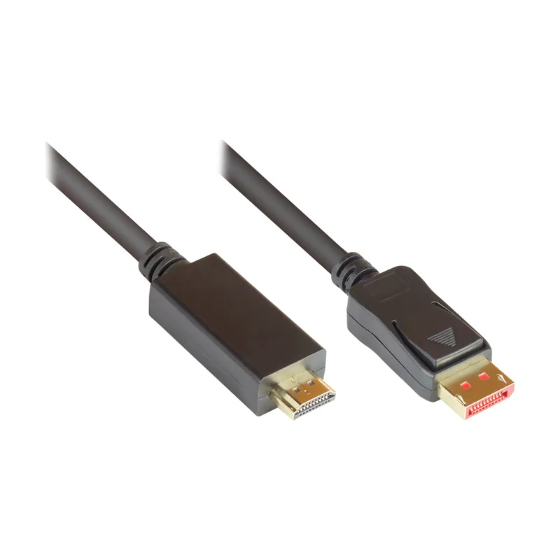 Good Connections Alcasa DP14-HDMI1 adaptador de cable de vídeo 1 m DisplayPort HDMI