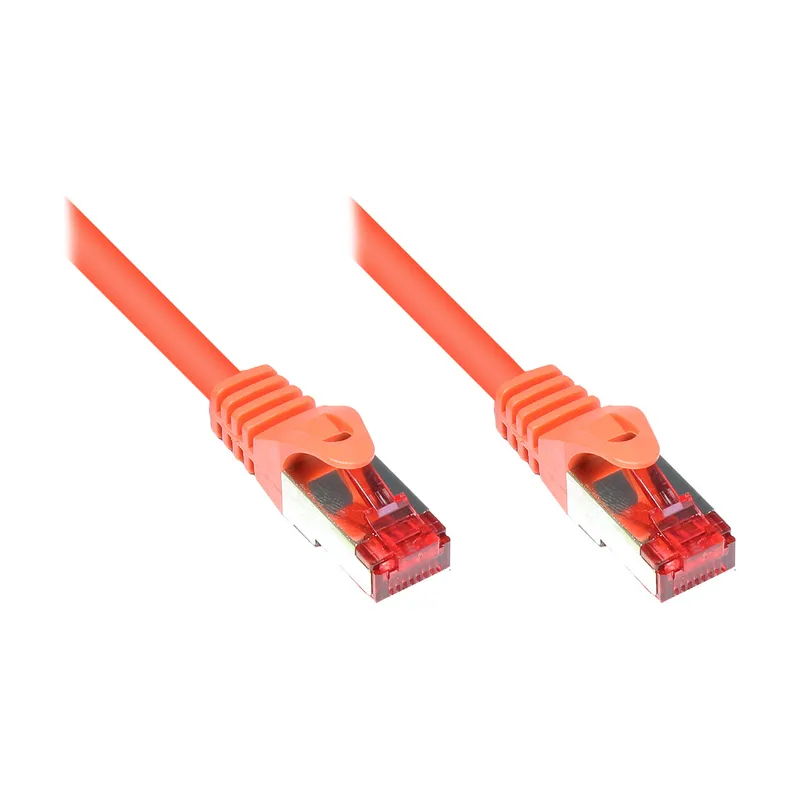 Good Connections Alcasa 30m Cat6 S/FTP cable de red Naranja S/FTP S-STP
