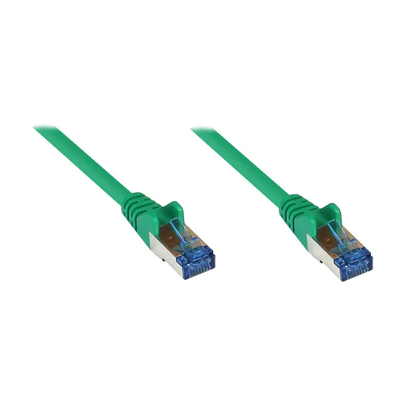 Good Connections Alcasa 8060-H030G cable de red Verde 3 m Cat6a S/FTP S-STP