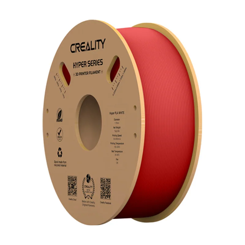 Creality 3301010342 material de impresión 3d Ácido poliláctico PLA Rojo 1 kg