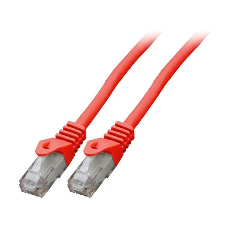 K8104RT.7,5 cable de red Rojo 7,5 m Cat6 U/UTP UTP