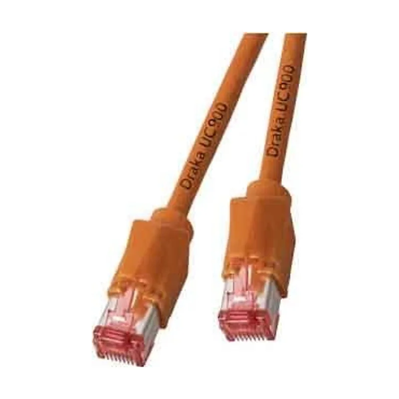 K8056.0,50 cable de red Naranja 0,5 m Cat6a S/FTP S-STP