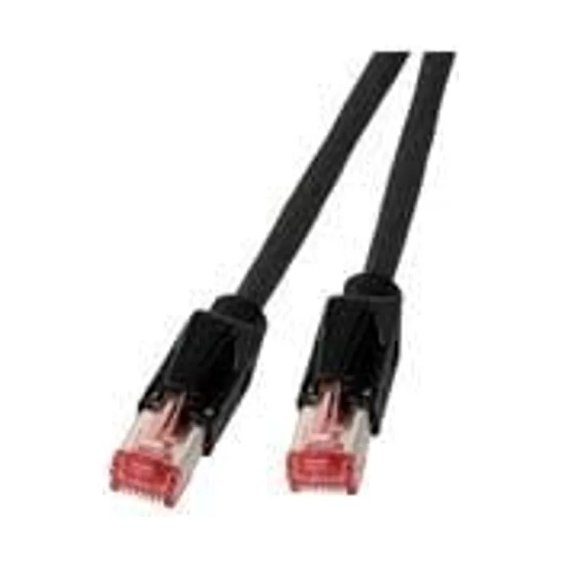 RJ45 S/FTP Cat6a cable de red Negro 0,5 m SF/UTP S-FTP