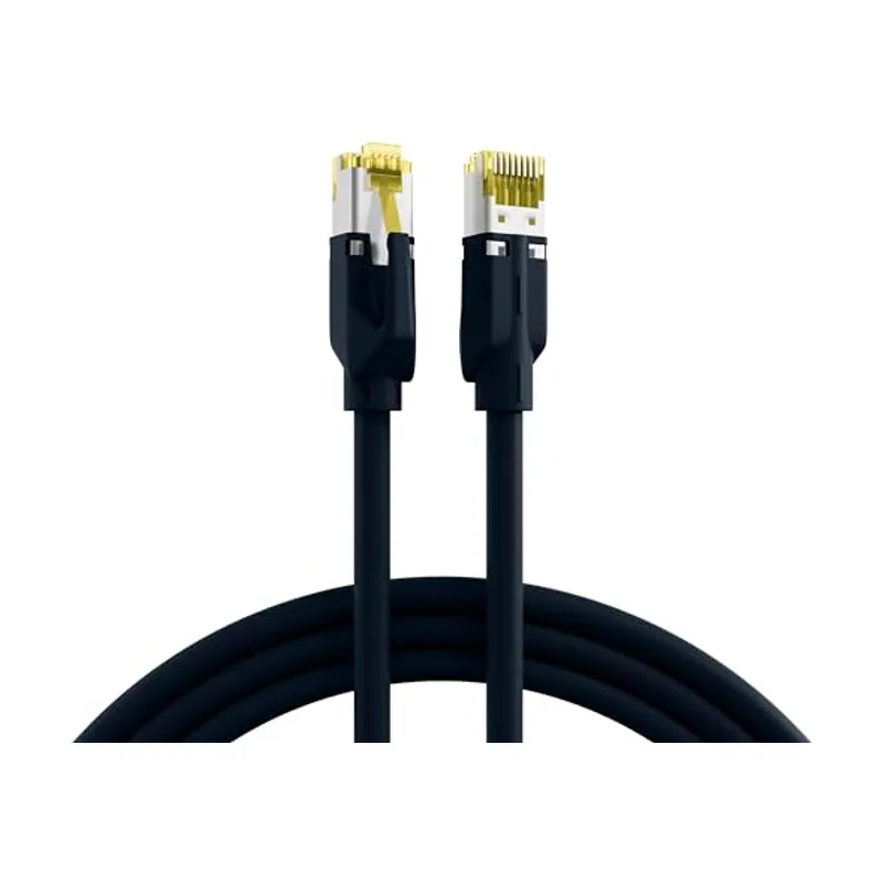 K3130.7,5 cable de red Negro 7,5 m Cat6a S/FTP S-STP