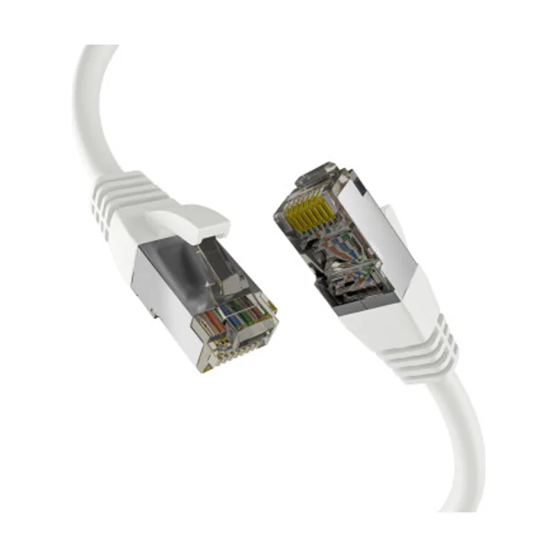 M-Cab EC020200320 cable de red Blanco 20 m Cat8.1 S/FTP S-STP